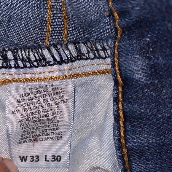 Lucky Brand Men’s Jeans. 33Wx27L. Broken in like a dusty cowboy. Delicious. - Picture 8 of 11